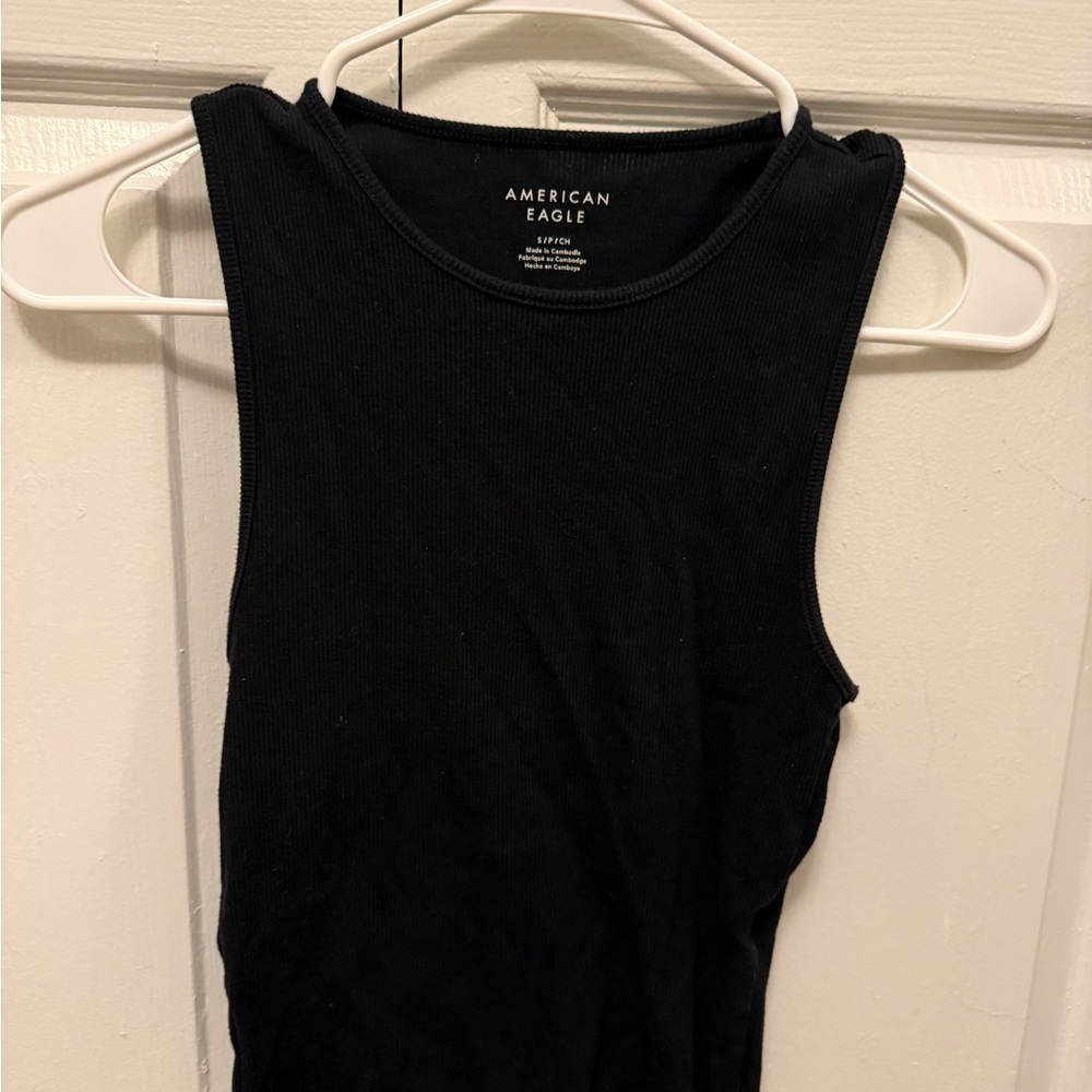 American Eagle Outfitters Black Tank Top